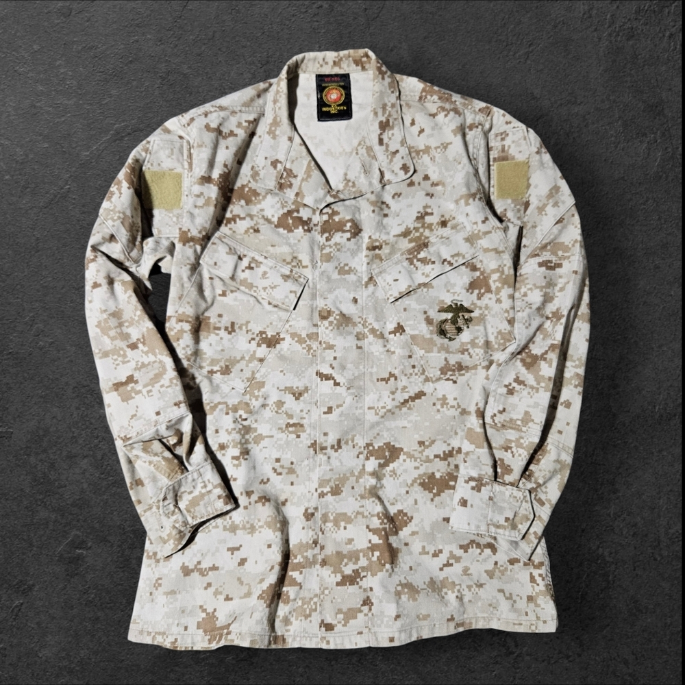 Small Regular- US Marine Corps MCCUU Desert Marpat Blouse Jacket USMC Military